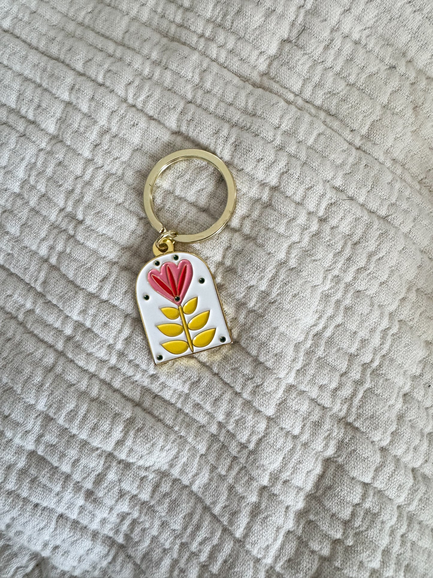 Floral Keychain